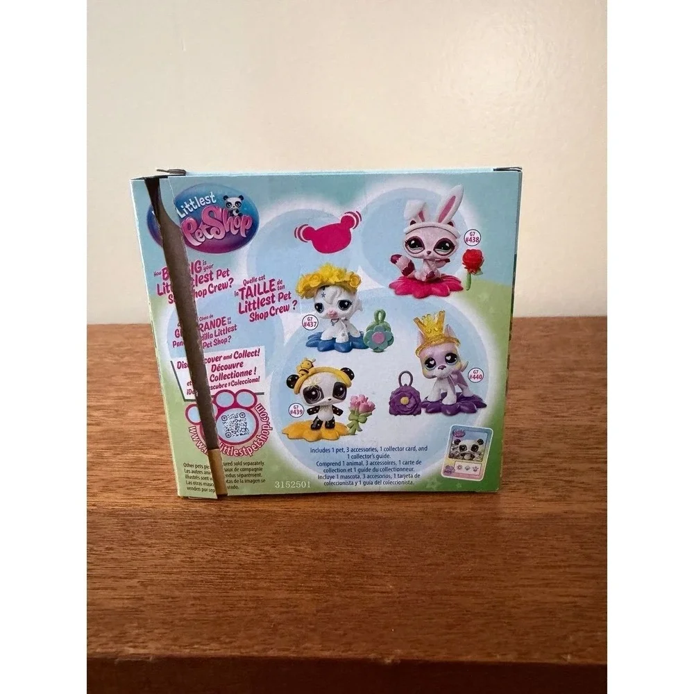 Littlest Pet Shop LPS Spring Stylers G7 #439 Panda Bear Bee Series